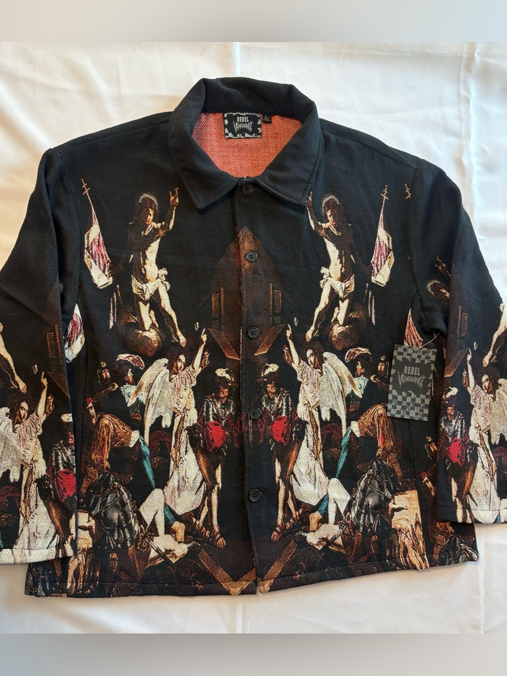 Rebel Vengeance Fall of the Rebel Angels Shacket NWT Large